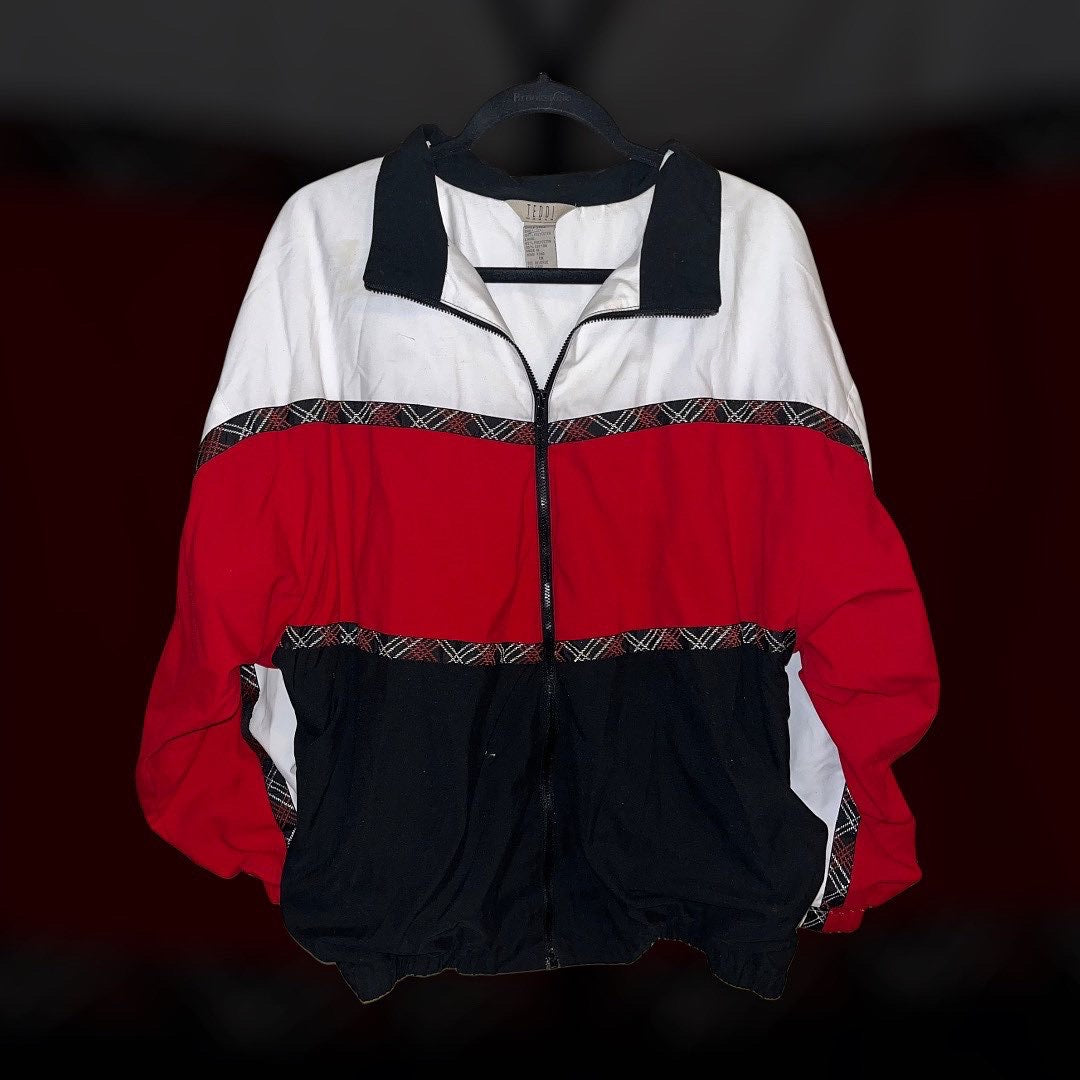 【ROMANTIC CROWN】24FW★ OLD SCHOOL WINDBREAKER Retro Unisex Anorak Windbreaker - Royal – Series Six